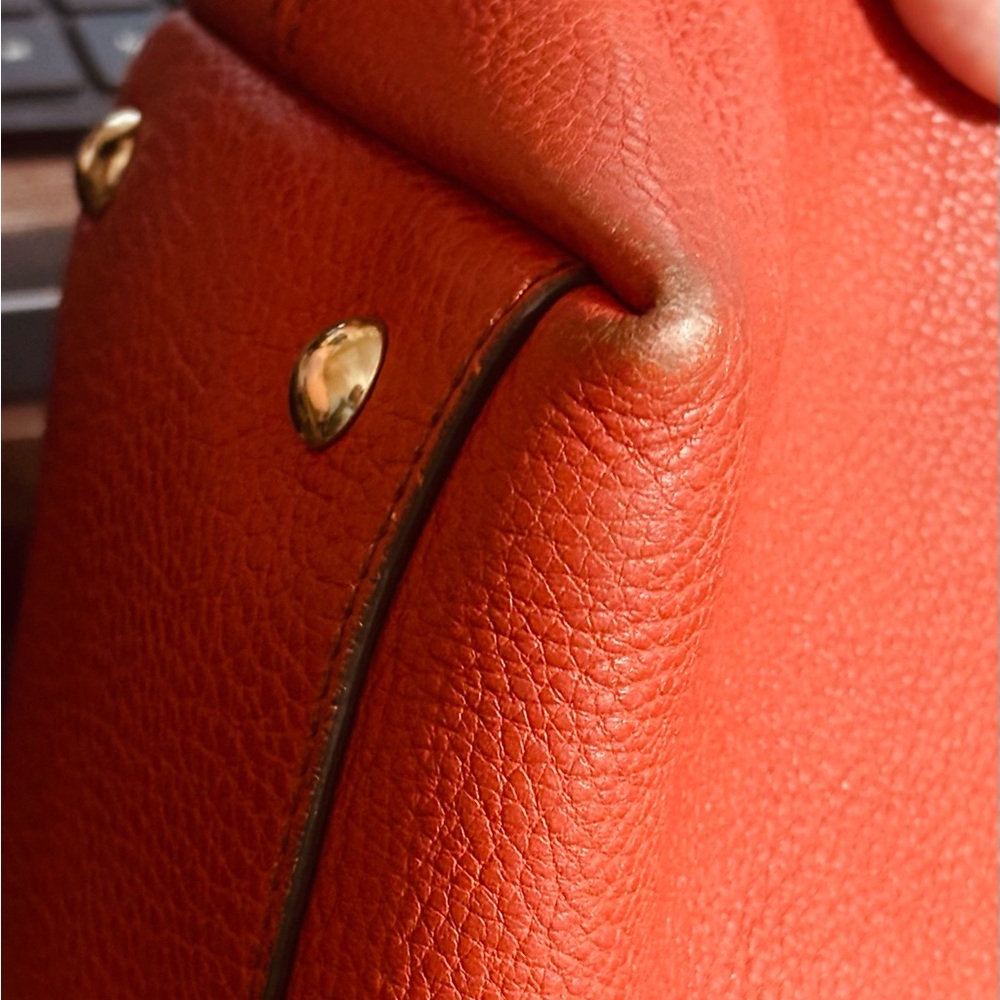 🔥🔥Gucci Red Leather Soho Shoulder Bag/ Crossed Body/ Handbag🔥🔥 - Picture 12 of 14